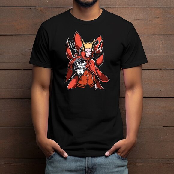 Naruto Baryon Mode Anime Custom T-shirt - Picture 1 of 1
